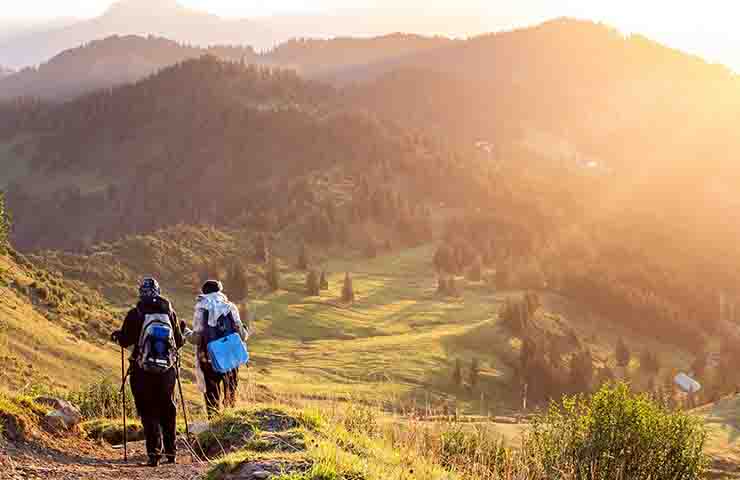 Trekking in montagna