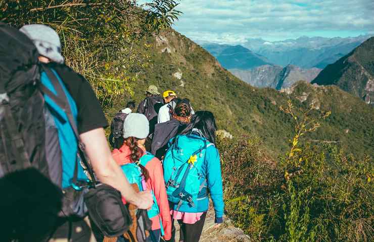 trekking in montagna