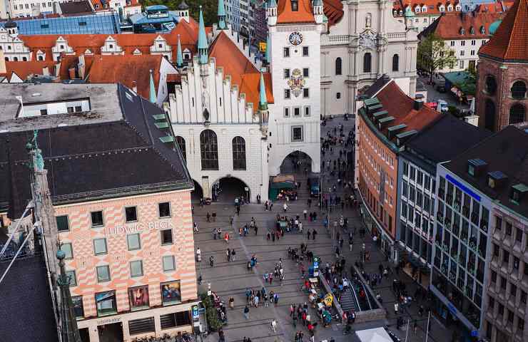 Marienplatz a Monaco di Baviera