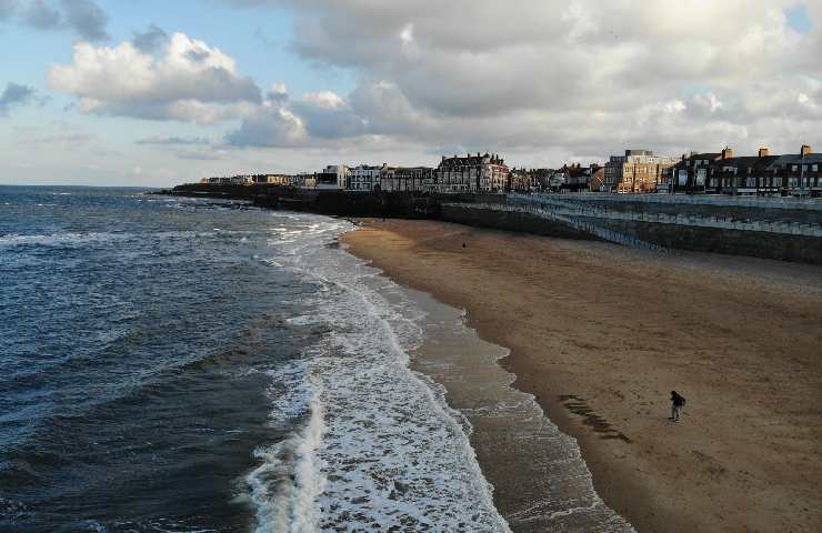 Passeggiata a Whitley Bay