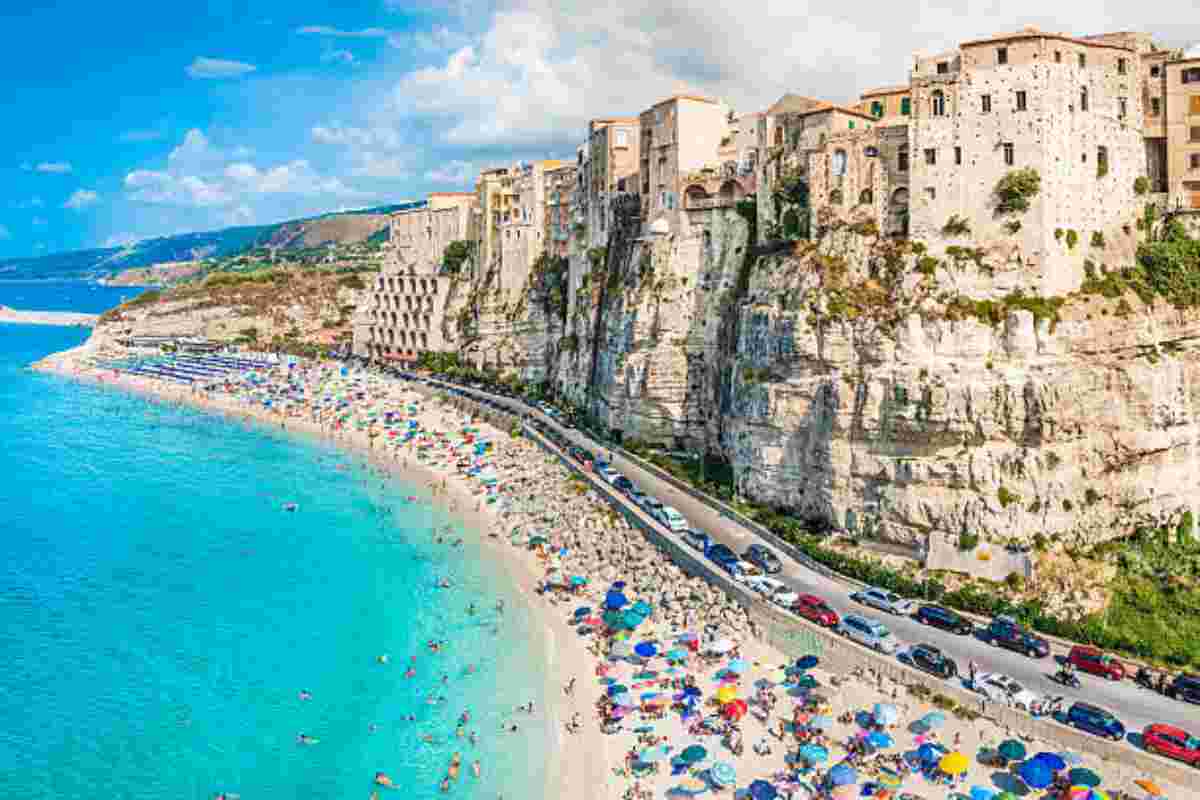 Spiaggia di Tropea in Calabria