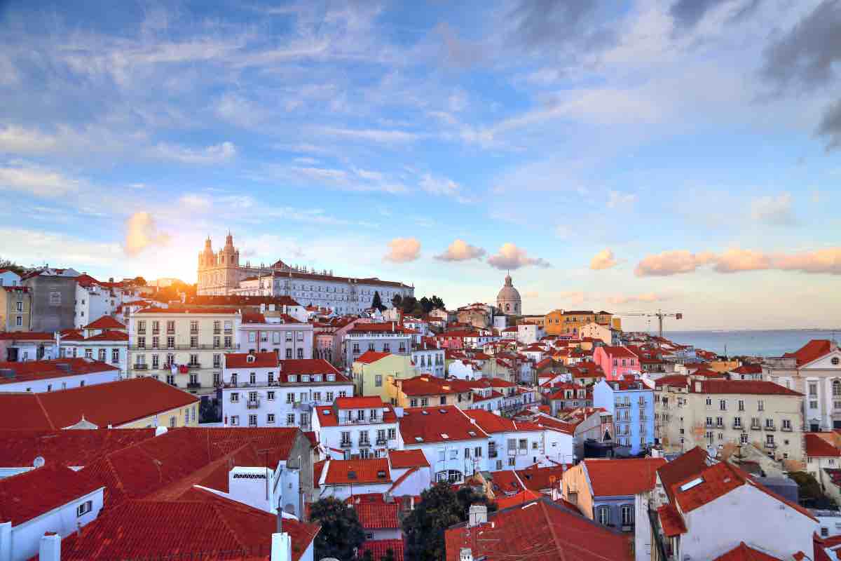 Alfama, Lisbona, visuale dall'alto