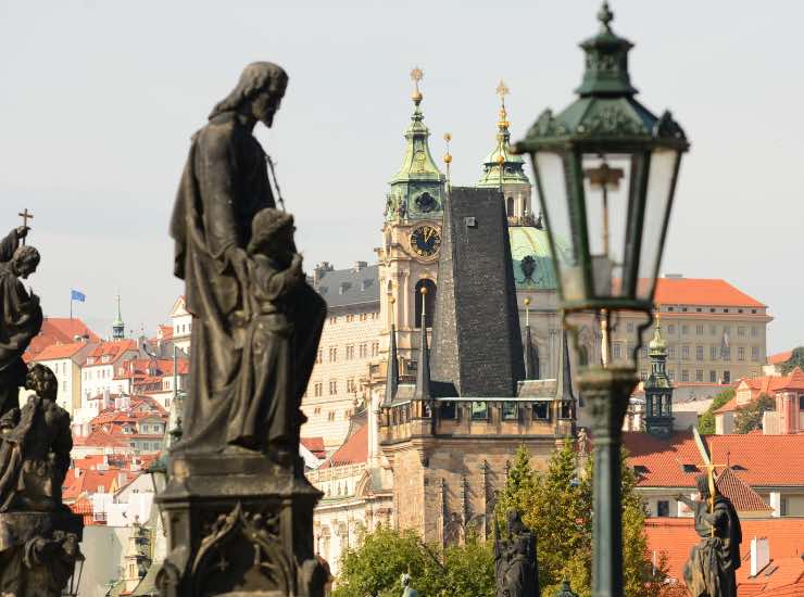 Particolare dello skyline di Praga