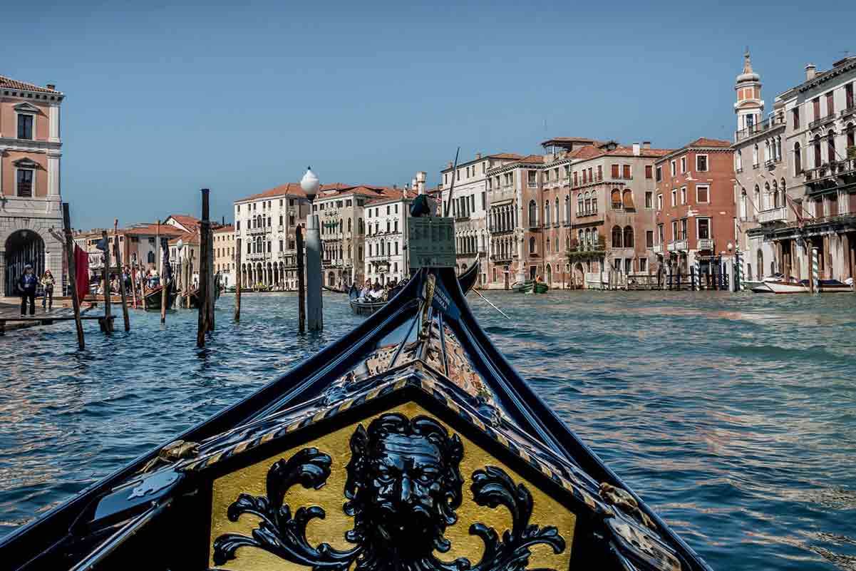 venezia vista dalla gondola