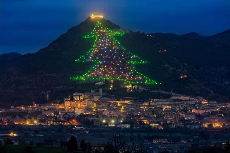 Albero natale luci