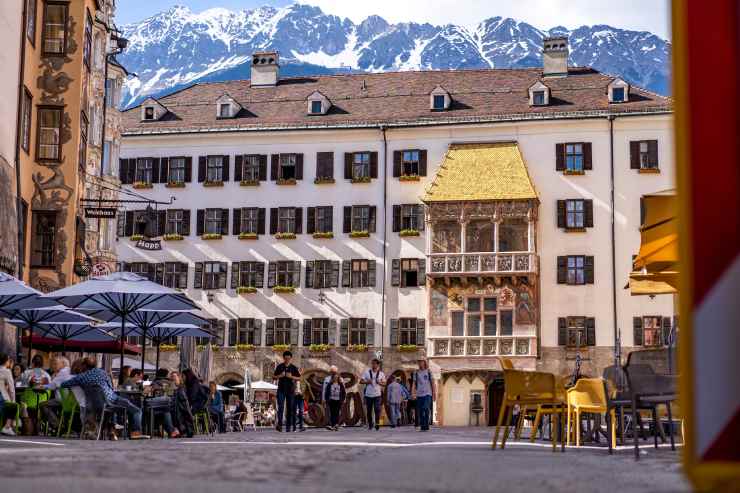 L'iconico Tettuccio d'Oro di Innsbruck