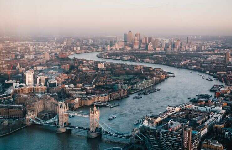 Londra vista dall'alto