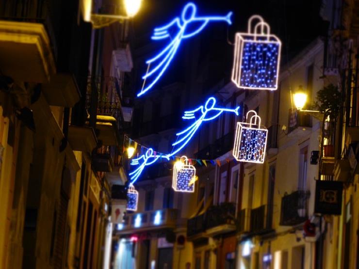 Luci di Natale a Barcellona