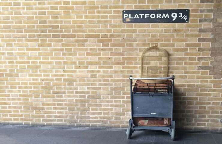 Londra, Kings Cross, Platform nove e tre quarti