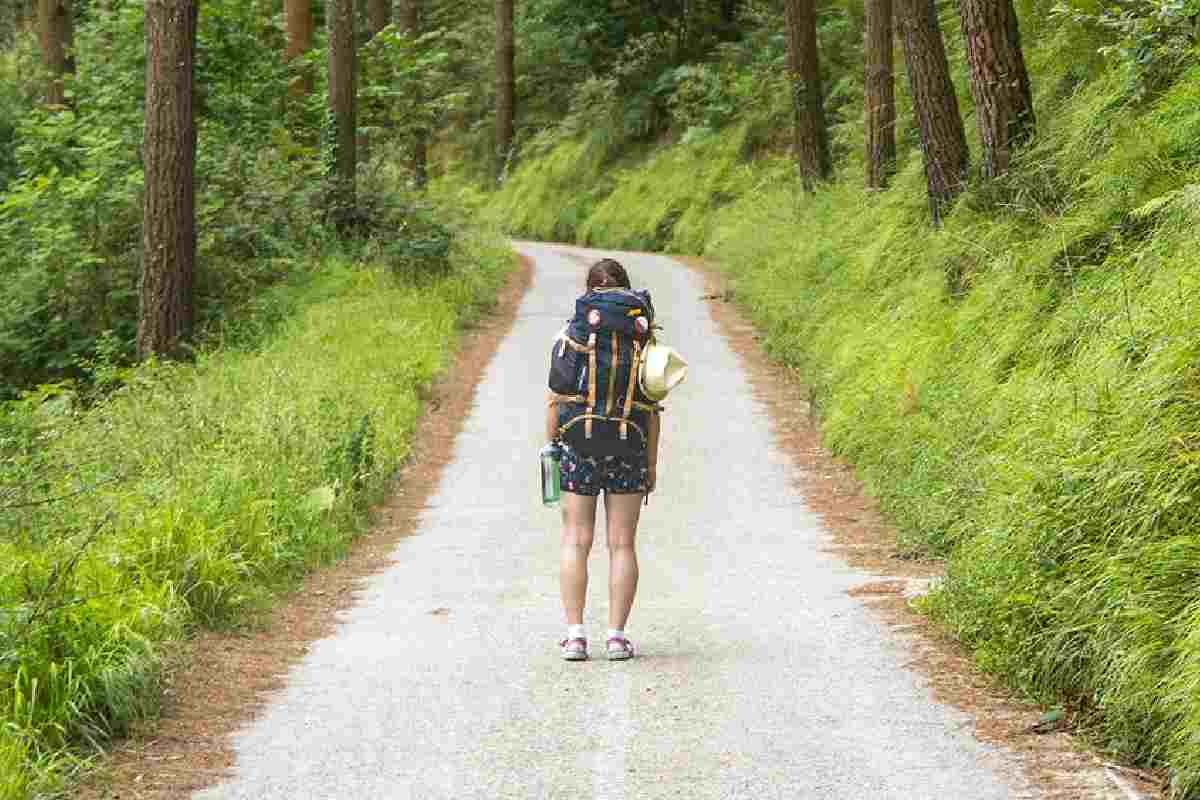 Turista trekking