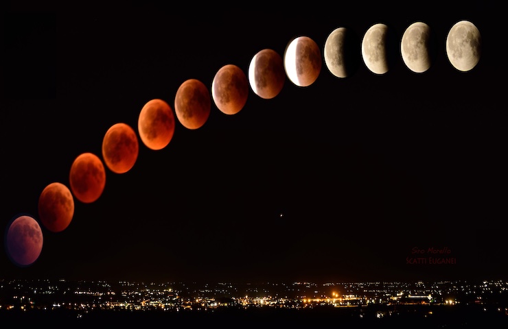 Luna di sangue: ecco dove ammirare l’eclissi totale in Italia